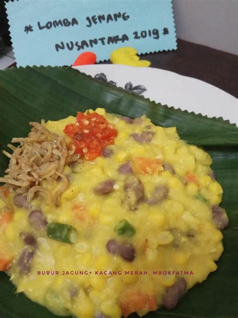 Bubur Jagung Kacang Merah By Yuni Fatmawati