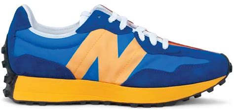 New Balance 327 Blue Orange For Men Lyst