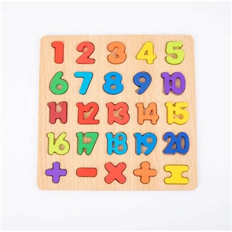 Jual Puzzle 3D Huruf ABC Angka Numbers Dan Bentuk Mainan Kayu Anak