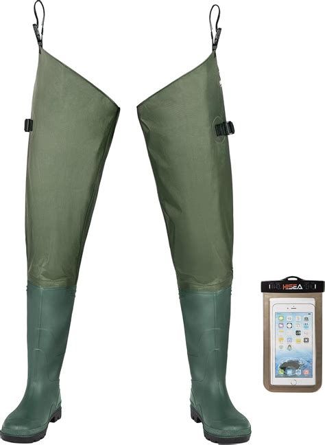 FISHINGSIR Hip Wathose Anglerhose Watstiefel Watt Fisch Teich Gummi PVC