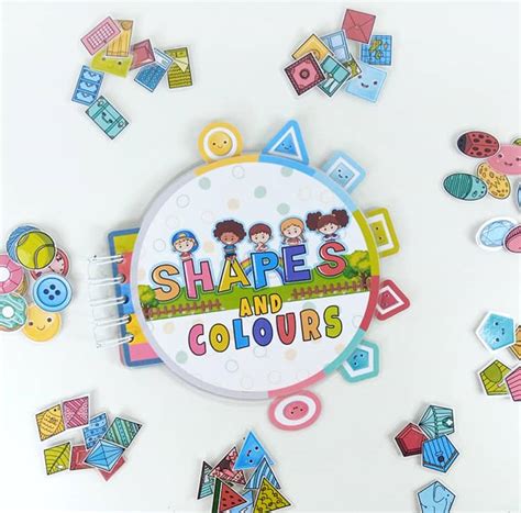 Shape and Color Matching Velcro Activity – Hands-on Preschool Learning Center