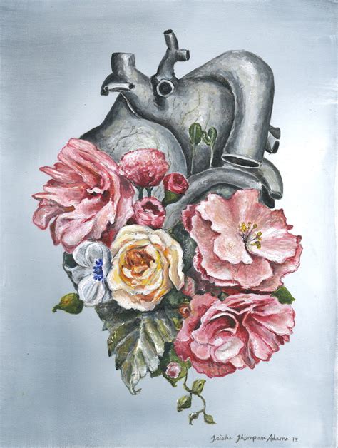 Anatomical Heart Painting at PaintingValley.com | Explore collection of ...