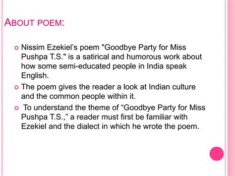 Goodbye Party For Miss Pushpa Summary 6