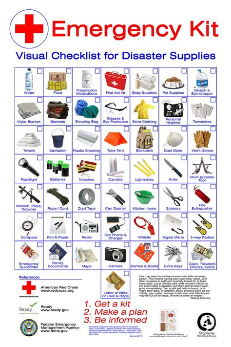 emergency kit emergency kit visual checklist  disaster flickr