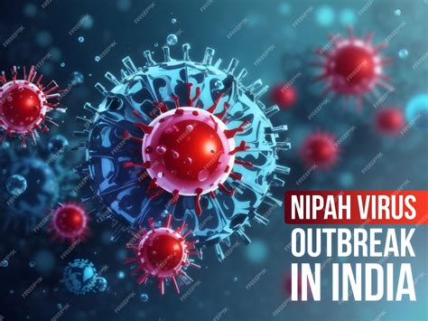 Premium Psd Nipah Virus Outbreak In India Kerala