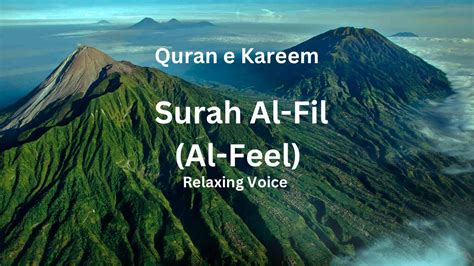 Surah Al Fil Al Feel Relaxing Recitation