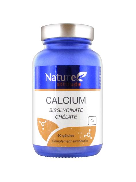 Nature Attitude Calcium Bisglycinate Chelate 60 Capsules