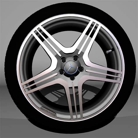 Mercedes Benz Amg Wheel D Model