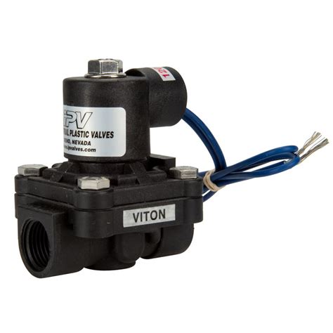 PVC Solenoid Valve 1 2 Inch 120V AC