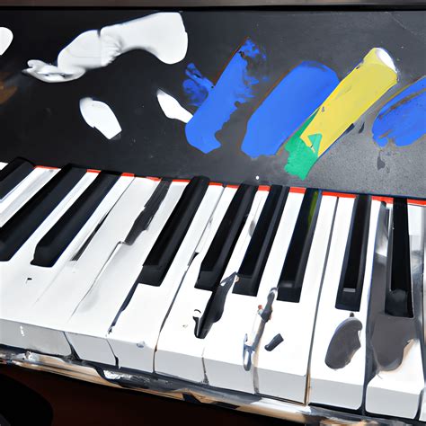 Piano Keyboard Painting · Creative Fabrica