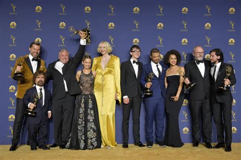 Pictured: The cast and crew of Game of Thrones | Best Pictures From the 2018 Emmys | POPSUGAR ...