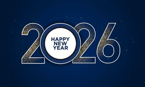 2026 Happy New Year Background Design. 33127398 Vector Art at Vecteezy