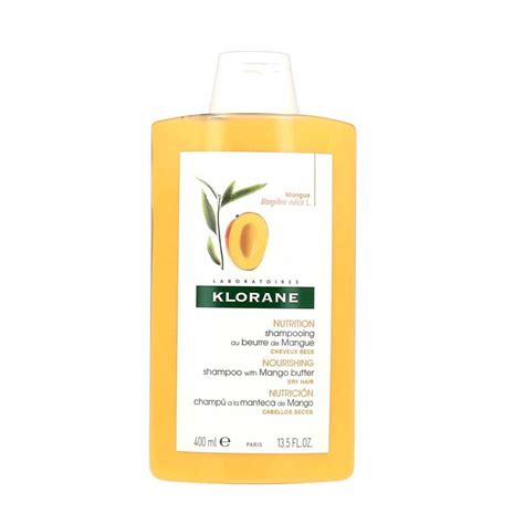 Klorane Nutrition Shampooing Au Beurre De Mangue Cheveux Secs Flacon