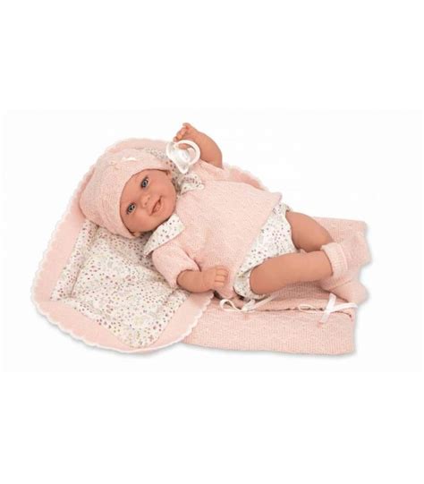 Mu Eca Elegance Cm Babyto Rosa Con Manta De Arias Juguetes Panre