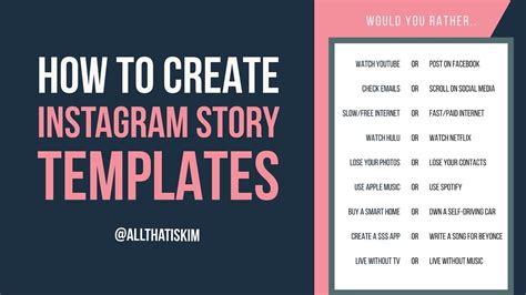 Create Your Own Instagram Story Template