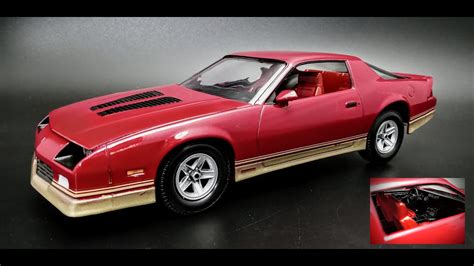 1985 Chevy Camaro Z28 L69 5 0 V8 1 24 Scale Model Kit Build How To