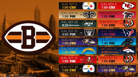 Cleveland Browns Schedule 2017 Wallpapers - Wallpaper Cave