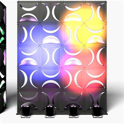 Stage Decor 18 Modular Wall Column 3D Model By Akerstudio