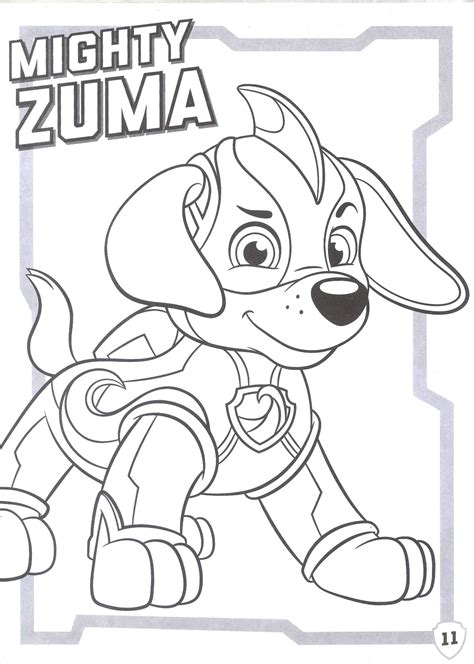 Paw Patrol Mighty Pups Coloring Pages Coloring Nation