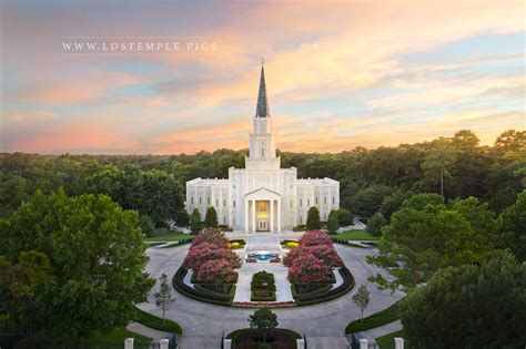 Houston Temple Heavenly Light Lds Temple Pictures