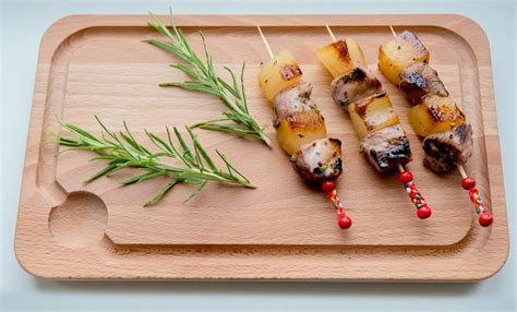 Recettes Mini Brochettes Magret De Canard Poires Miel Et Romarin