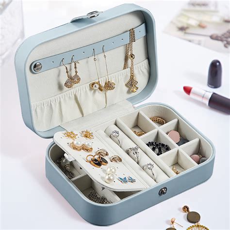 Portable Jewellery Box Jewellery Organizer Display Travel Jewellery