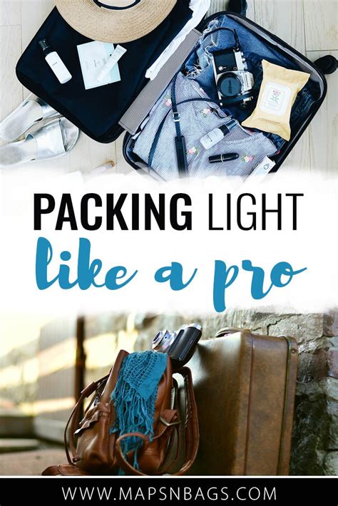 How To Pack Light Tips And Tricks Maps Bags