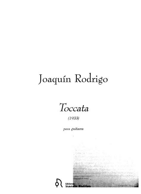 Toccata Joaquin Rodrigo PDFCOFFEE