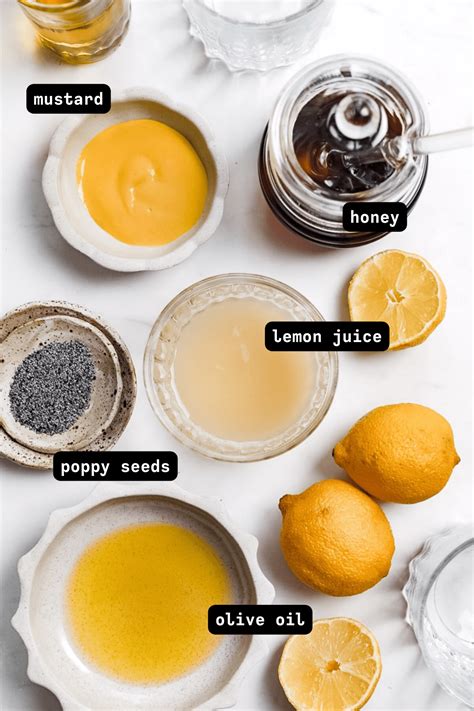 5 Minute Creamy Lemon Poppy Seed Dressing White Kitchen Red Wine