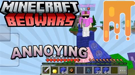 This Player Is Annoying Mcpe Nether Games Bedwars YouTube