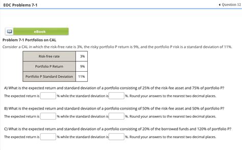 Solved Eoc Problems Question Ebookproblem Chegg