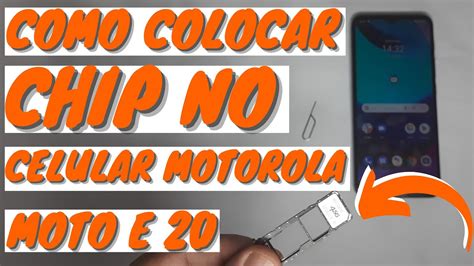 Como Colocar Chip No Celular Motorola Moto E Youtube