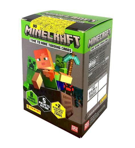 Panini Minecraft Time To Mine Trading Cards Blaster Box Stickerpoint