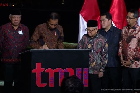 Jokowi Resmikan Proyek Revitalisasi Tmii Senilai Rp Triliun