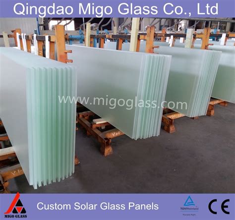 3 2 4mm Tempered Ultra Clear Glass Pattern Solar Glass China Ultra