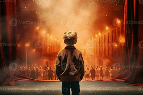 Actor Child Boy Theater Generate Ai 24129167 Stock Photo At Vecteezy