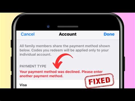 How To Fix Your Payment Method Was Declined Please Enter Another