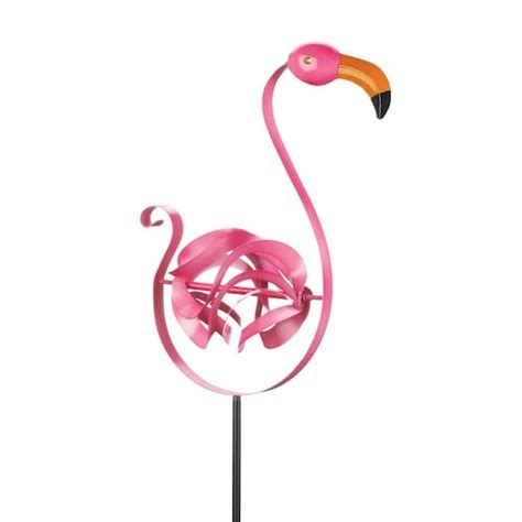 Garden Decor Rustic Pink Metal Flamingo Yard Art Decorations Etsy