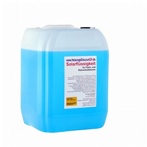 10 Liter Solarflüssigkeit bis 28C Solarfluid Frostschutz für