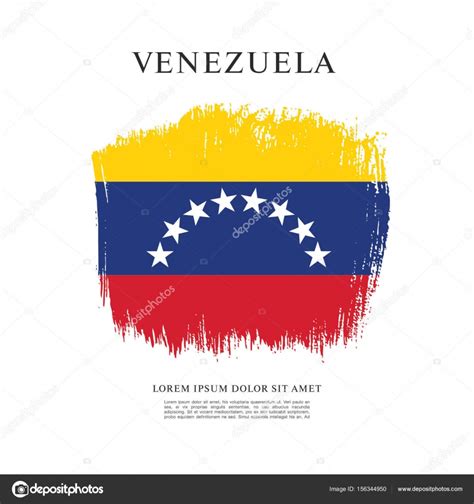 Diseño De Bandera De Venezuela Vector Gráfico Vectorial © Igor Vkv