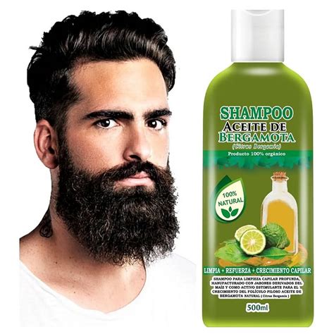 Shampoo Aceite De Bergamota Barba Y Cabello 500ml