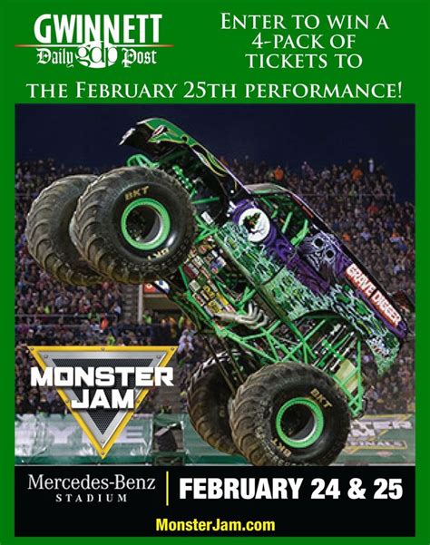 Win Monster Jam tickets from the Gwinnett Daily Post! | Monster jam ...