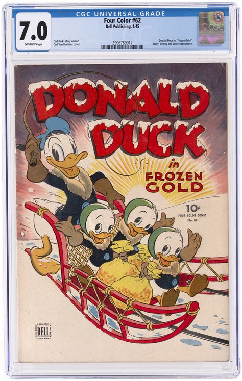 Hake S Four Color January Cgc Fine Vf Donald Duck