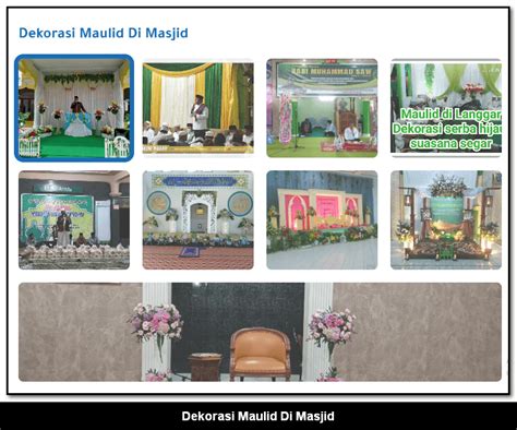 √ 25+ Dekorasi Maulid Di Masjid: Sederhana Tapi Menarik - ONPOS