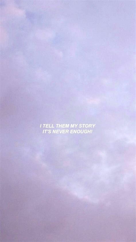 Download Sad Aesthetic Quote Never Enough Wallpaper | Wallpapers.com