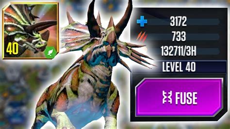 Triceratops Gen 2 Unlocked Max Level 40 Jurassic World The Game Youtube