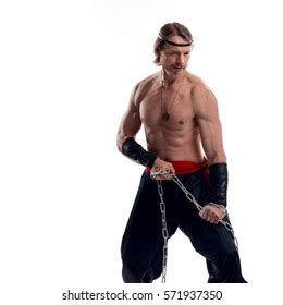 Actor Athlete Man Trousers Naked Torso Stock Photo Shutterstock