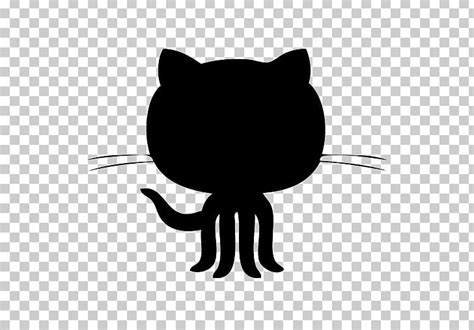 GitHub Computer Icons Logo PNG, Clipart, Black, Black And White, Black Cat, Carnivoran, Cat Free ...