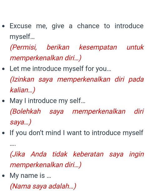 Contoh Teks Perkenalan Diri Bahasa Inggris Imagesee