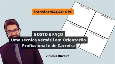 Como Usar O Gosto E Fa O De Formas Variadas Em Orienta O Profissional